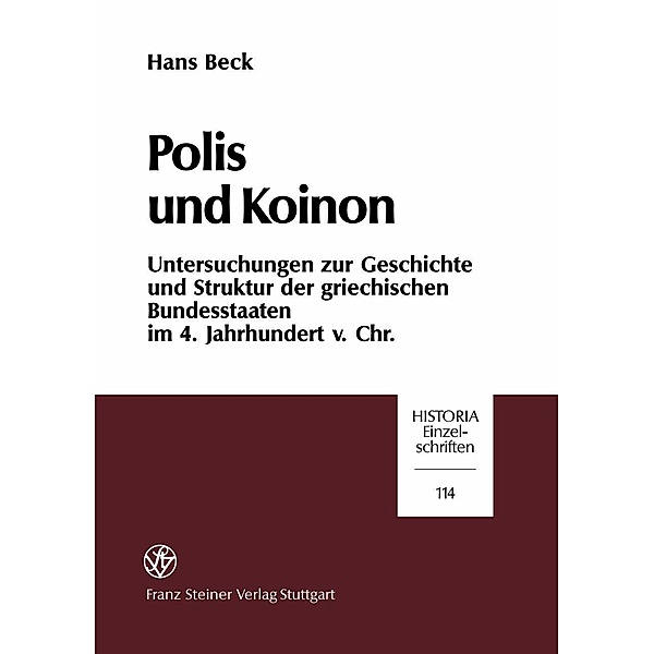 Polis und Koinon, Hans Beck