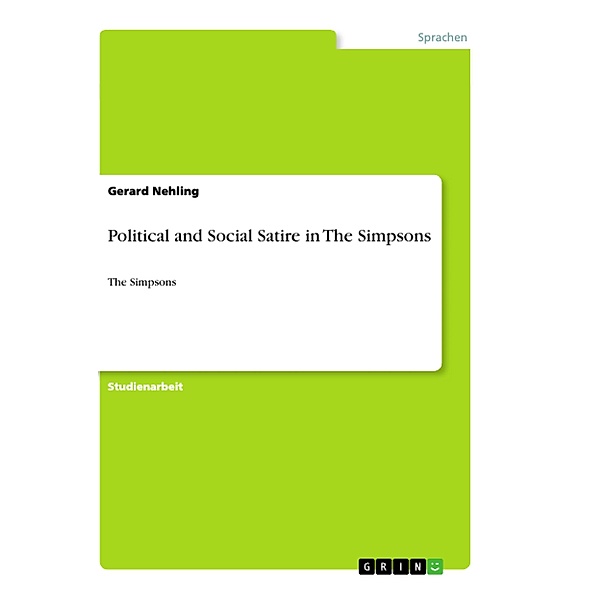 Political and Social Satire in The Simpsons, Gerard Nehling