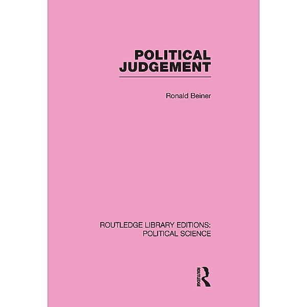Political Judgement, Ronald Beiner