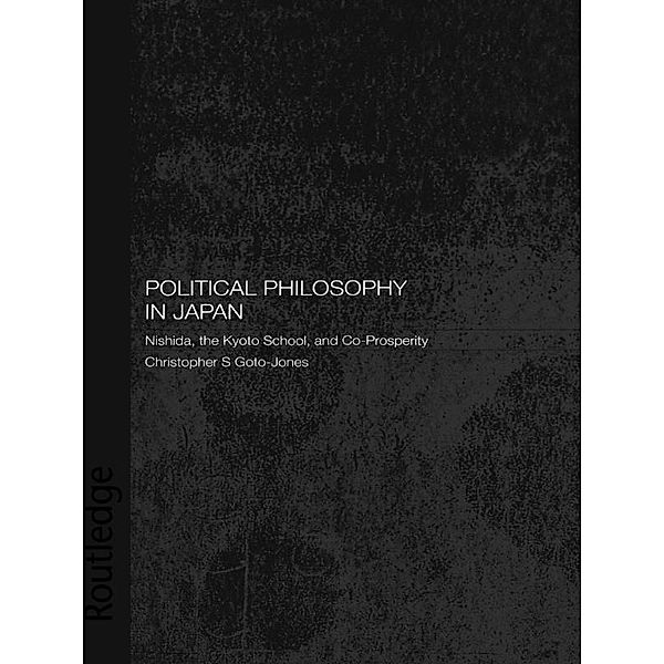 Political Philosophy in Japan, Christopher Goto-Jones