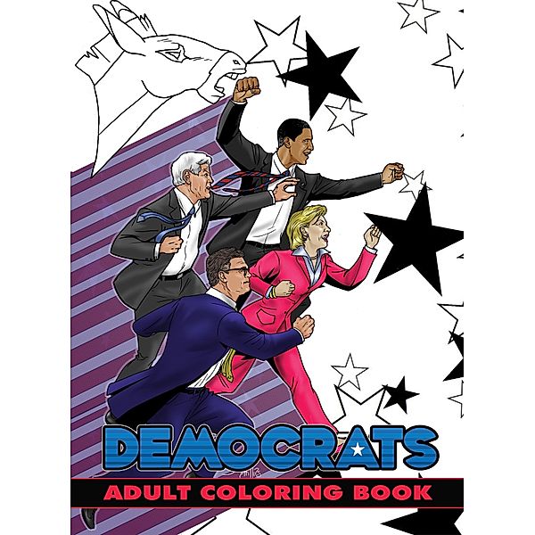 Political Power: Democrats Adult Coloring Book, Darren G. Davis