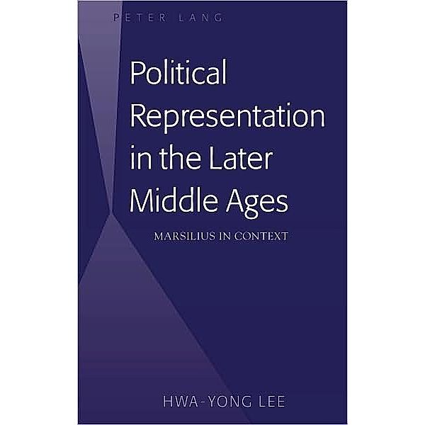 Political Representation in the Later Middle Ages, Hwa-Yong Lee