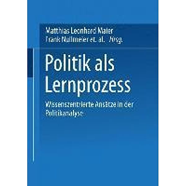 Politik als Lernprozess