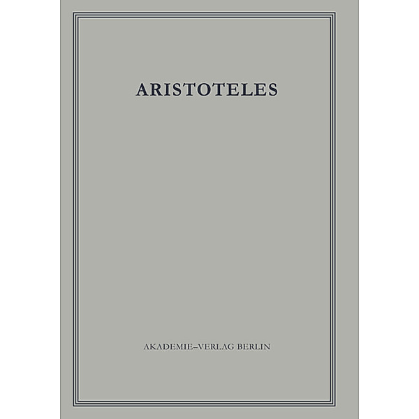 Politik - Buch II und III.Tl.2, Aristoteles
