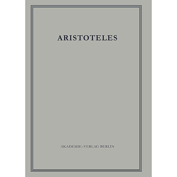Politik - Buch II und III.Tl.2, Aristoteles