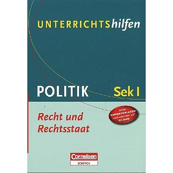 Politik Sek I, Recht und Rechtsstaat, m. CD-ROM, Markus Gloe
