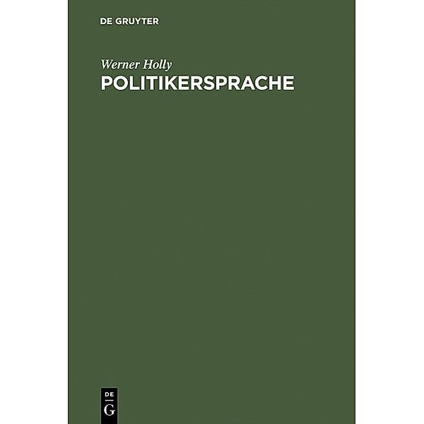 Politikersprache, Werner Holly