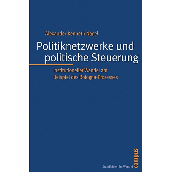 Politiknetzwerke und politische Steuerung / Staatlichkeit im Wandel Bd.12, Alexander-Kenneth Nagel