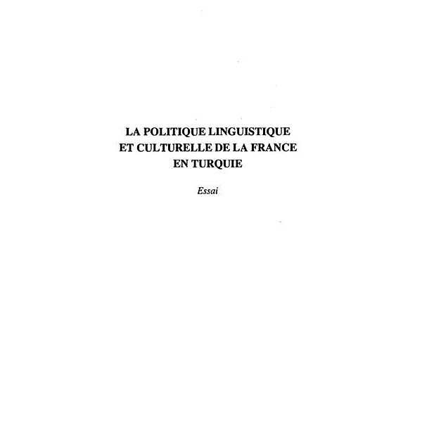 Politique linguistique et culturelle de / Hors-collection, Dumont Pierre