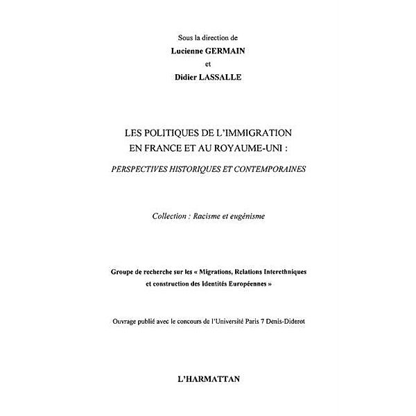 Politiques de l'immigration enfrance et / Hors-collection, Collectif