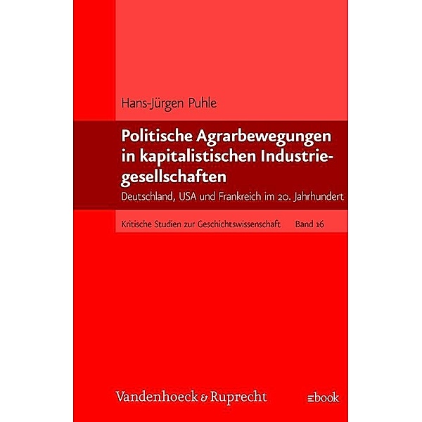 Politische Agrarbewegungen in kapitalistischen Industriegesellschaften, Hans-Jürgen Puhle