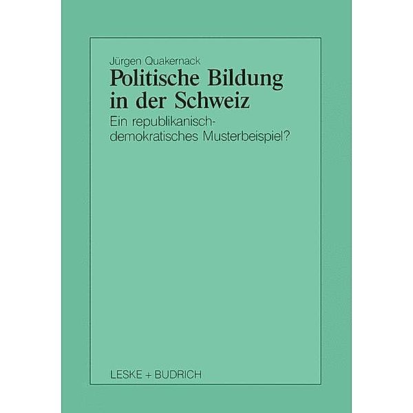 Politische Bildung in der Schweiz, Jürgen Quakernack