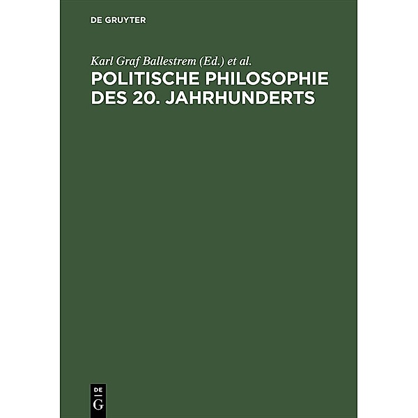 Politische Philosophie des 20. Jahrhunderts / Jahrbuch des Dokumentationsarchivs des österreichischen Widerstandes