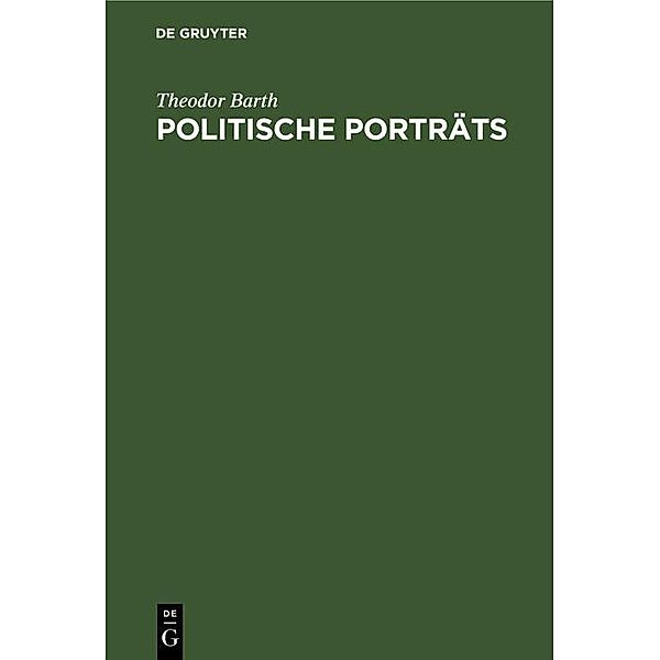 Politische Porträts, Theodor Barth