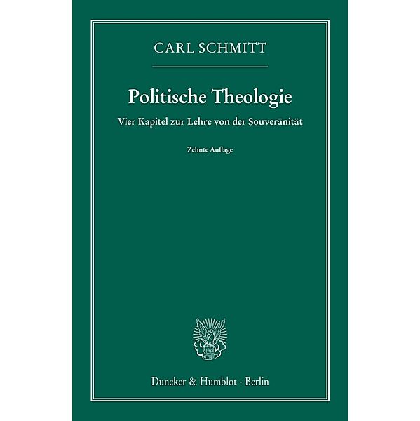 Politische Theologie., Carl Schmitt