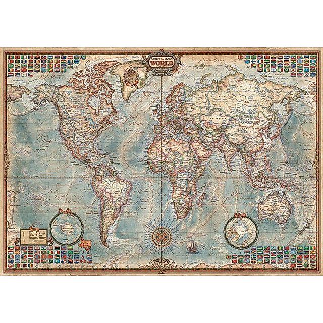 Politische Weltkarte Puzzle jetzt bei Weltbild.at bestellen