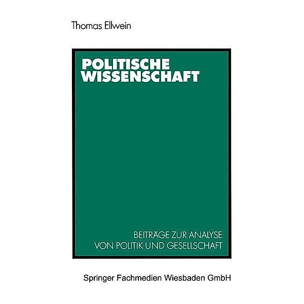 Politische Wissenschaft, Thomas Ellwein