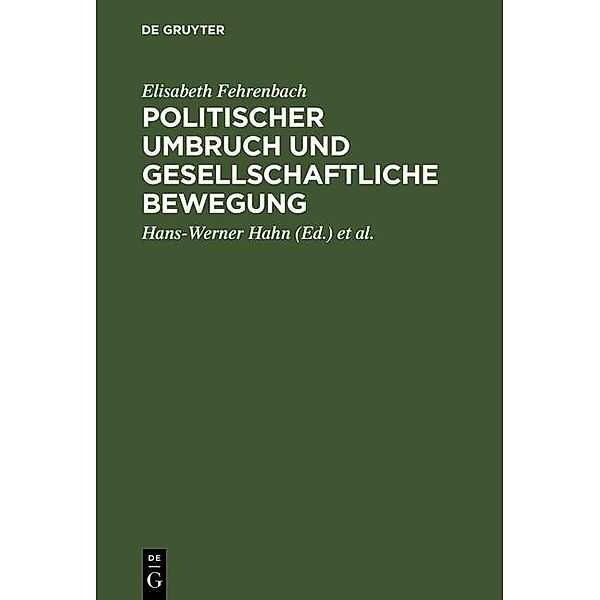 Politischer Umbruch und gesellschaftliche Bewegung / Jahrbuch des Dokumentationsarchivs des österreichischen Widerstandes, Elisabeth Fehrenbach