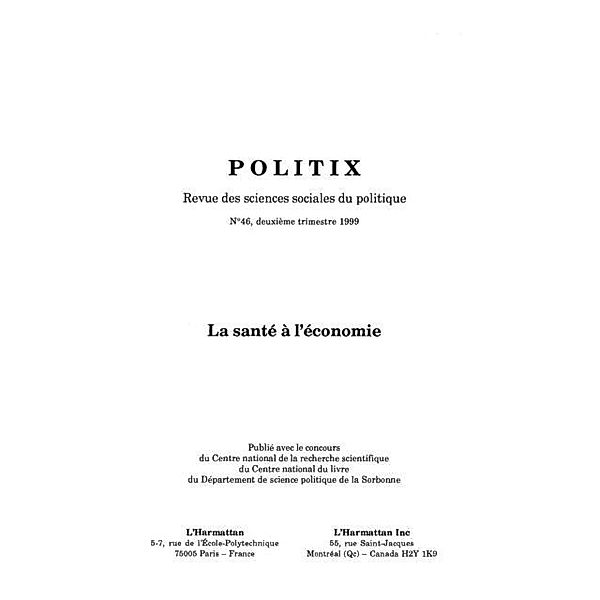 Politix no. 46 / Hors-collection, Collectif