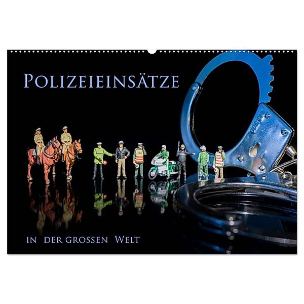 Polizeieinsätze, in der grossen Welt (Wandkalender 2024 DIN A2 quer), CALVENDO Monatskalender, Holger Rochow