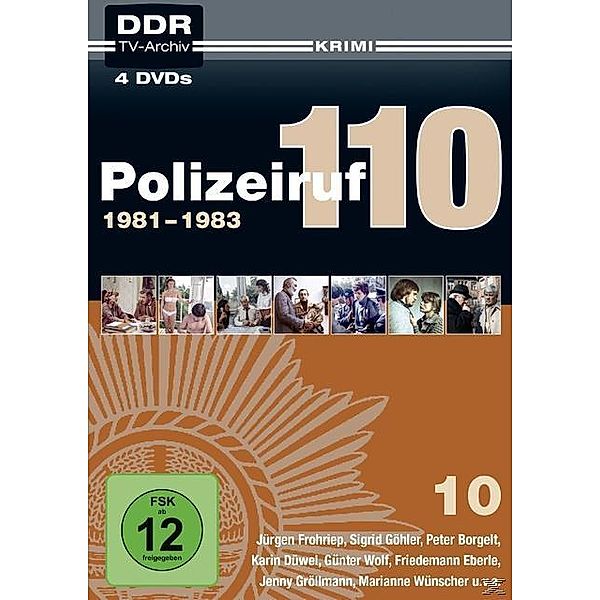 Polizeiruf 110  Box 10: 1981-1983 DVD-Box, Ddr TV-Archiv