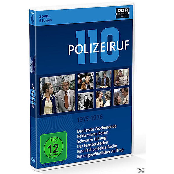 Polizeiruf 110 - Box 4: 1975-1976 - DDR TV-Archiv, Hans Siebe, Rudolf Böhm, Gerhard Stübe, Helmut Krätzig, Hans-Joachim Hildebrandt, Bernd Diksen