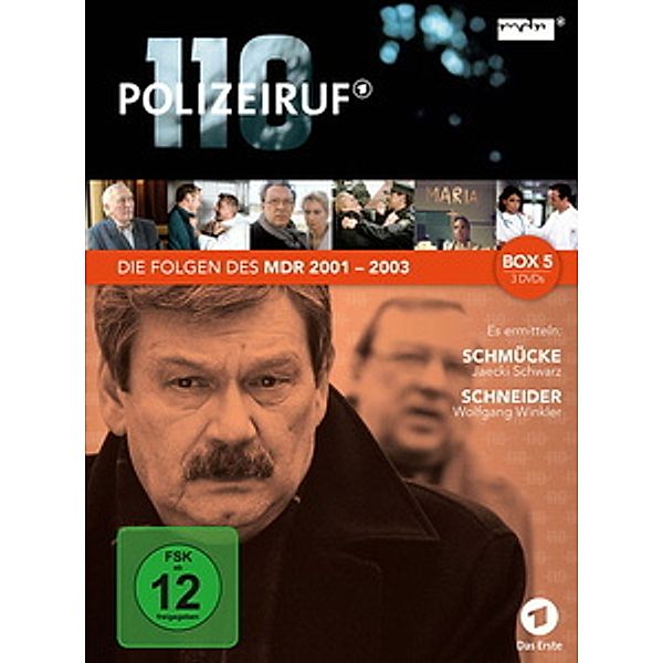 Polizeiruf 110 - MDR-Box 5, Polizeiruf 110-MDR Box 5, 3 DVD