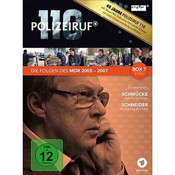 Polizeiruf 110 - MDR-Box 7, Polizeiruf 110-MDR Box 7, 4 DVD