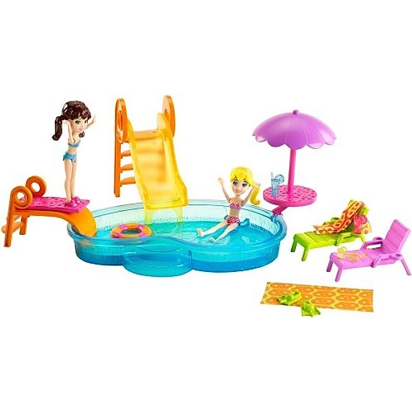 Polly Pocket Poolparty Spielset