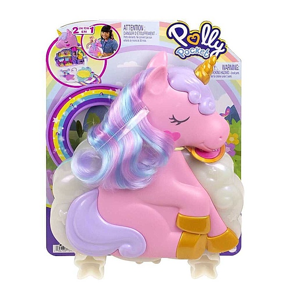 Mattel Polly Pocket Rainbow Unicorn Salon