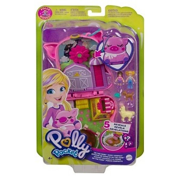 Polly Pocket Schweinchen-Bauernhof Schatulle