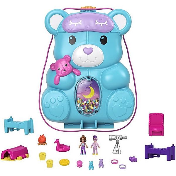 Mattel Polly Pocket Sleepover Teddybär-Tasche