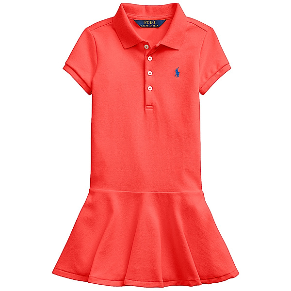 Polo Ralph Lauren Polo-Kleid DAY GIRL in rot/blau