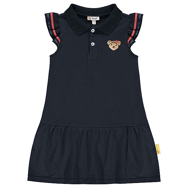 Steiff Polo-Kleid MARINE AIR in navy