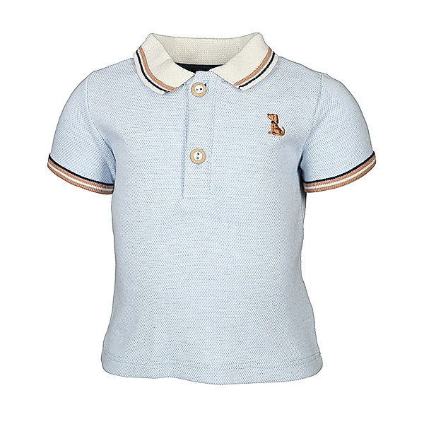 Sanetta Polo-Shirt DOG & ELEPHANT in hellblau