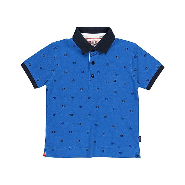 Boboli Polo-Shirt ROMA AOP in blau