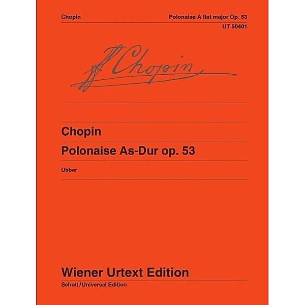 Polonaise As-Dur op. 53 für Klavier, 2 Bde., Polonaise As-Dur