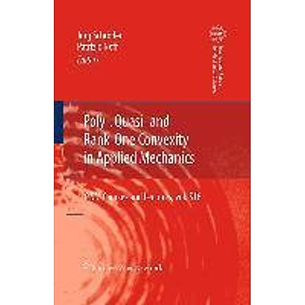 Poly-, Quasi- and Rank-One Convexity in Applied Mechanics / CISM International Centre for Mechanical Sciences Bd.516, Jörg Schröder, Patrizio Neff
