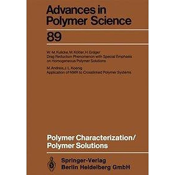 Polymer Characterization/Polymer Solutions