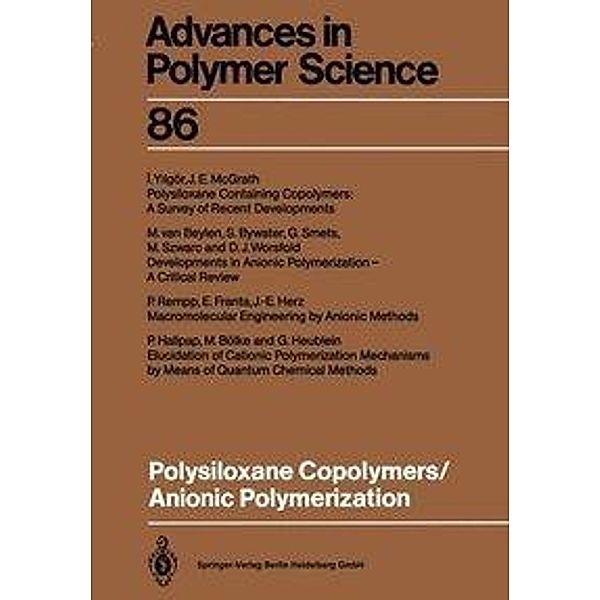 Polysiloxane Copolymers / Anionic Polymerization