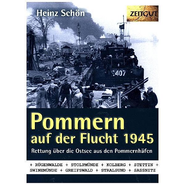 Pommern auf der Flucht. 1945. Klappenbroschur, Heinz Schön