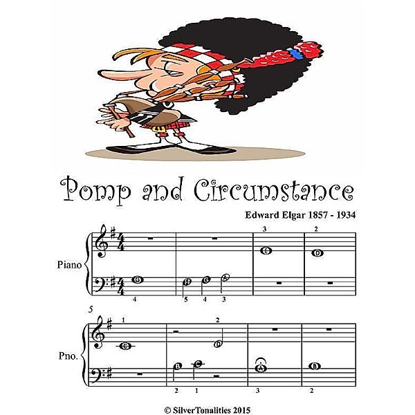 Pomp and Circumstance - Beginner Tots Piano Sheet Music, Silver Tonalities