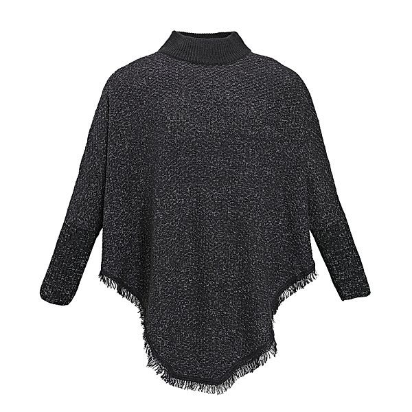 Poncho Lena (Farbe: schwarz)