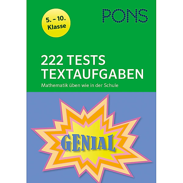 PONS 222 Tests Textaufgaben Mathematik üben wie in der Schule