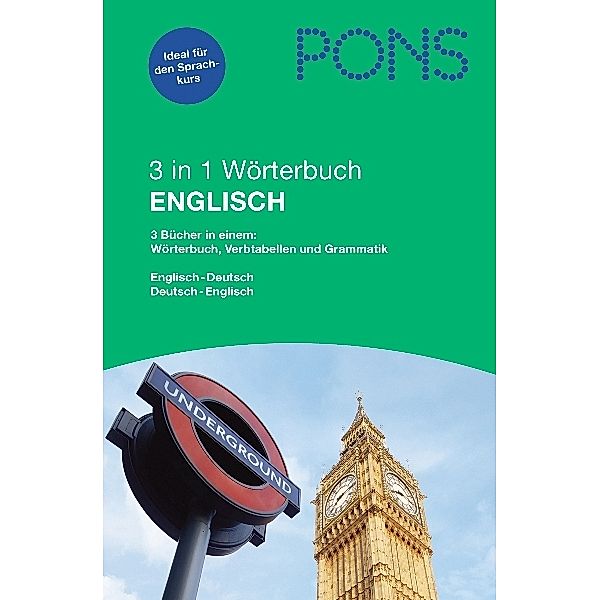 PONS 3 in 1 Wörterbuch Englisch