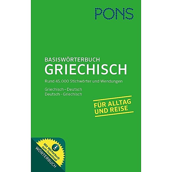 PONS Basiswörterbuch Griechisch