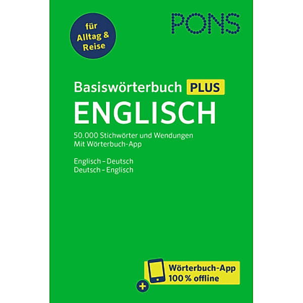 PONS Basiswörterbuch Plus Englisch, m.  Buch, m.  Online-Zugang