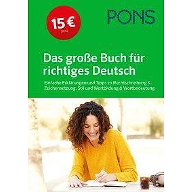 PONS Das große Buch für richtiges Deutsch Buch versandkostenfrei bei  Weltbild.at bestellen
