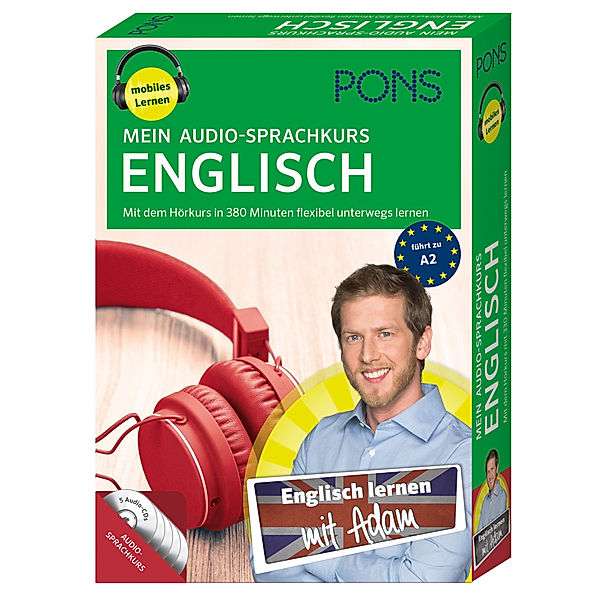 PONS Mein Audio-Sprachkurs Englisch, 5 MP3-CDs
