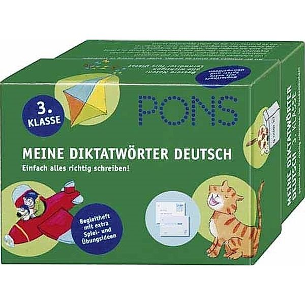 PONS Meine Diktatwörter Deutsch, 3. Klasse, Lernbox